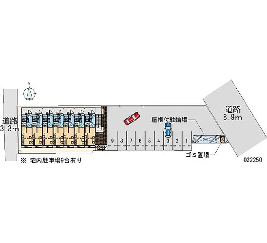 徳島市南矢三町１丁目 月極駐車場
